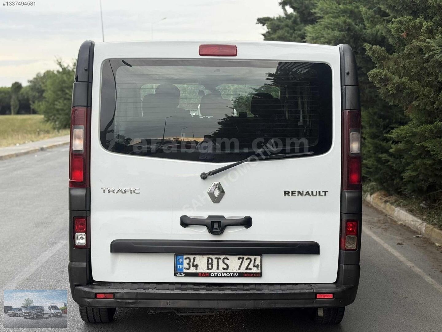 Galeriden Renault Trafic 1.6 DCI Grand Confort 2015 Model İstanbul 20.000 km Beyaz 5