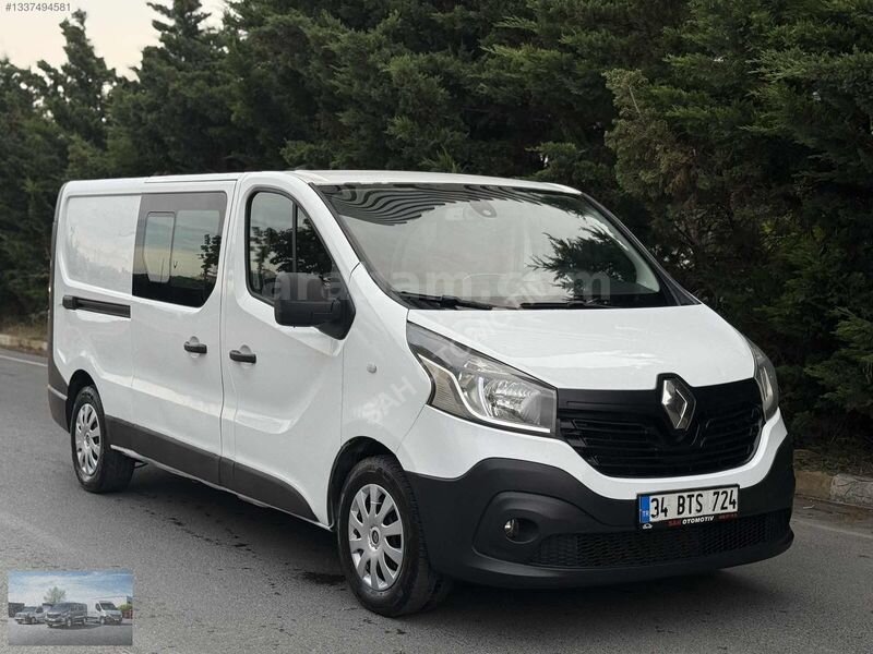 Galeriden Renault Trafic 1.6 DCI Grand Confort 2015 Model İstanbul 20.000 km Beyaz