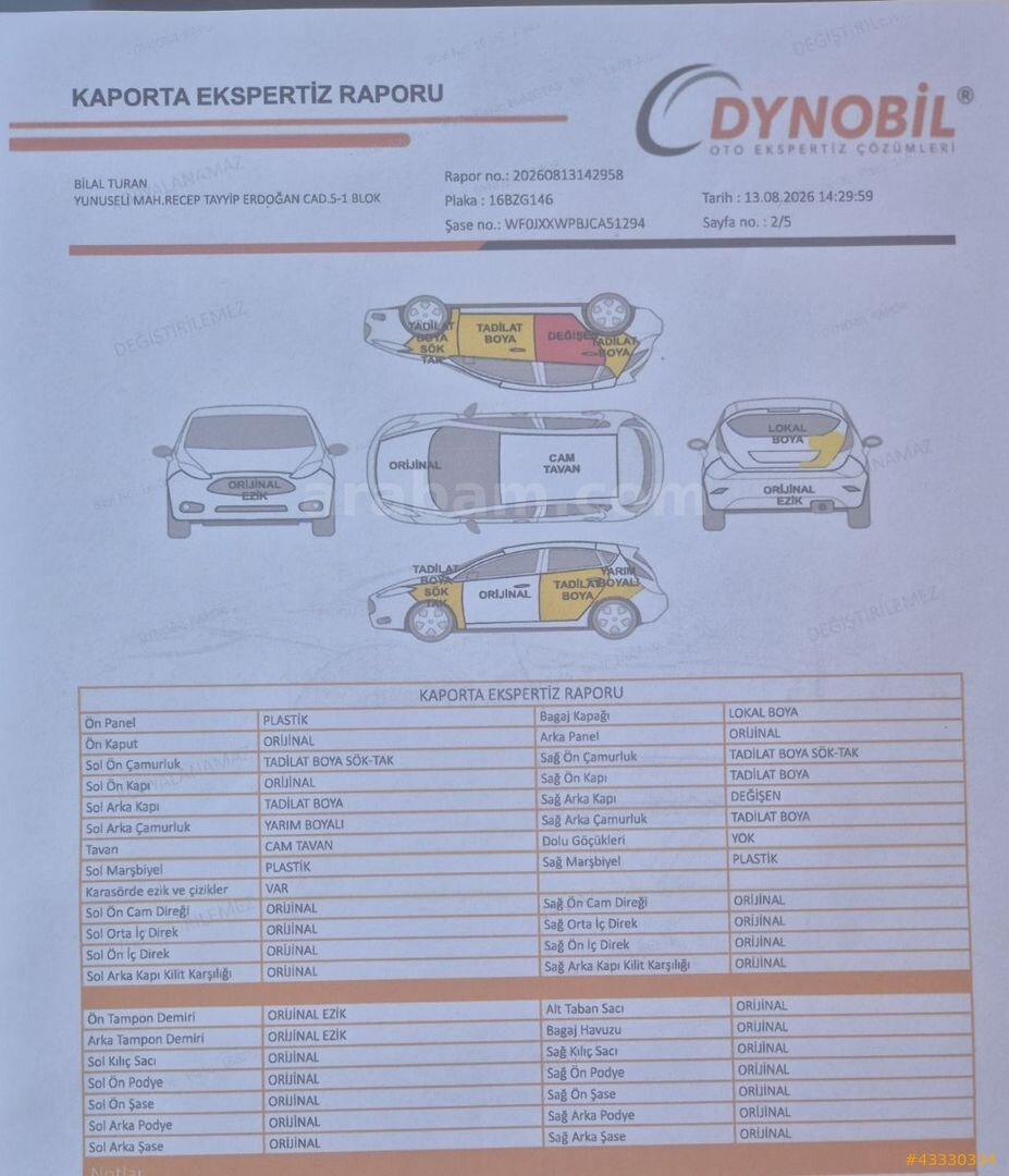 Galeriden Ford C-Max 1.6 TDCi Titanium 2012 Model Bursa 153.500 km Beyaz 4