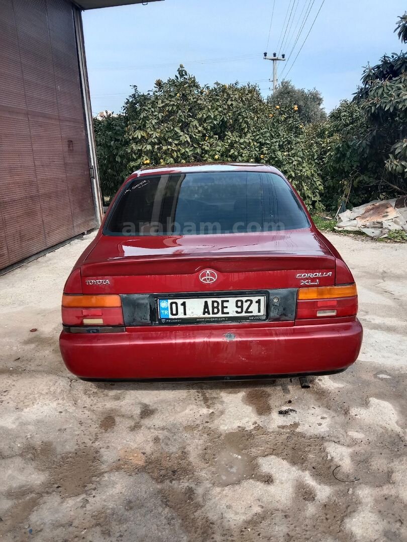 Sahibinden Toyota Corolla 1.3 XLi 1993 Model Mersin 218.000 km Bordo 4