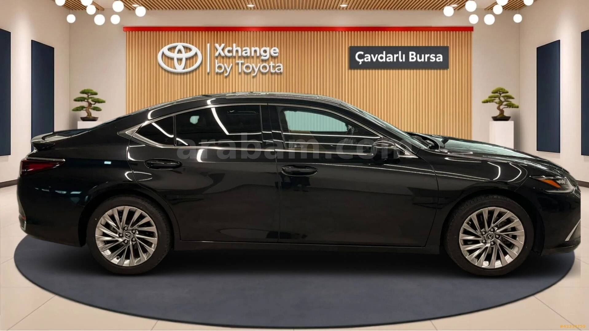 Galeriden Lexus ES 300h Exclusive 2023 Model Bursa 38.300 km Siyah 3