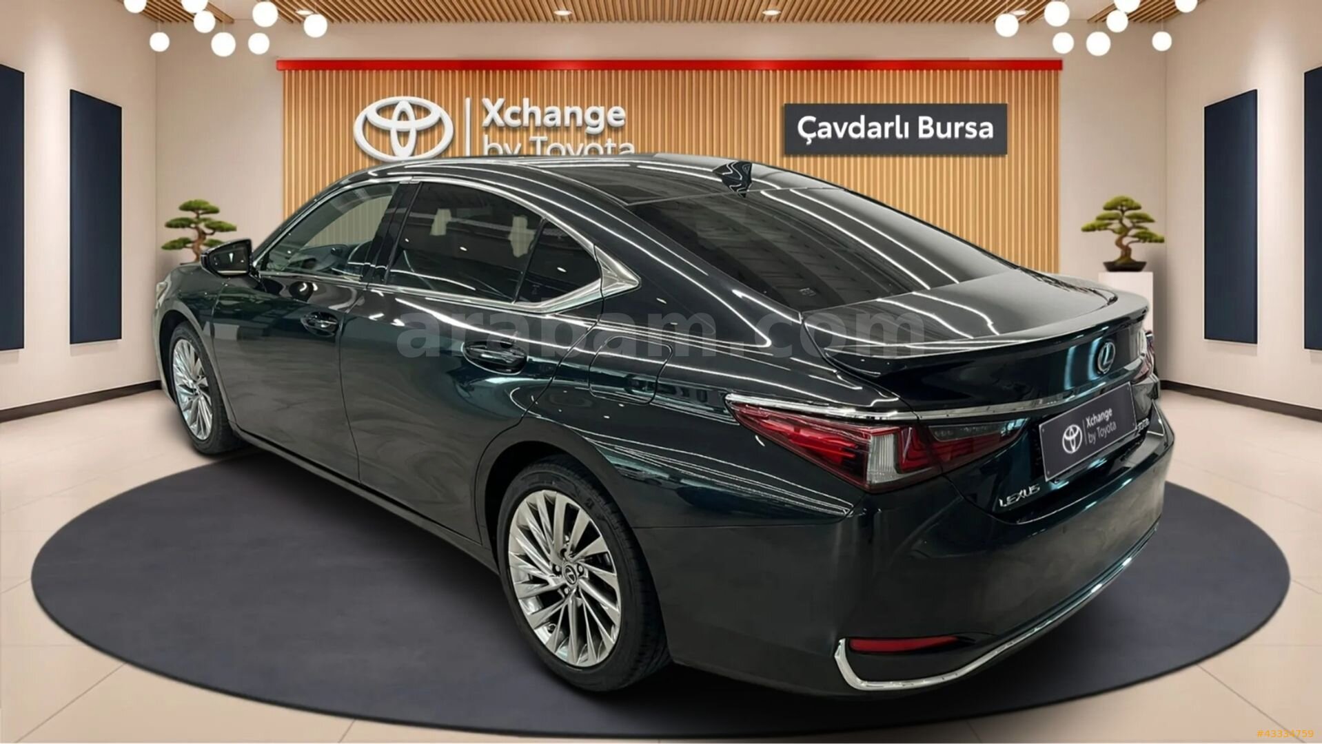 Galeriden Lexus ES 300h Exclusive 2023 Model Bursa 38.300 km Siyah 6