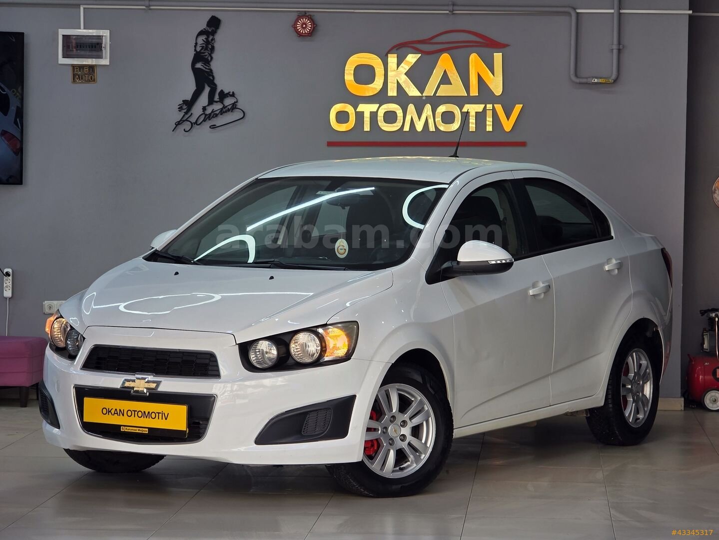 ORJİNAL KM TERTEMİZ 2013 MAKYAJLI AVEO - K.K. 12 AY TAKSİT 3