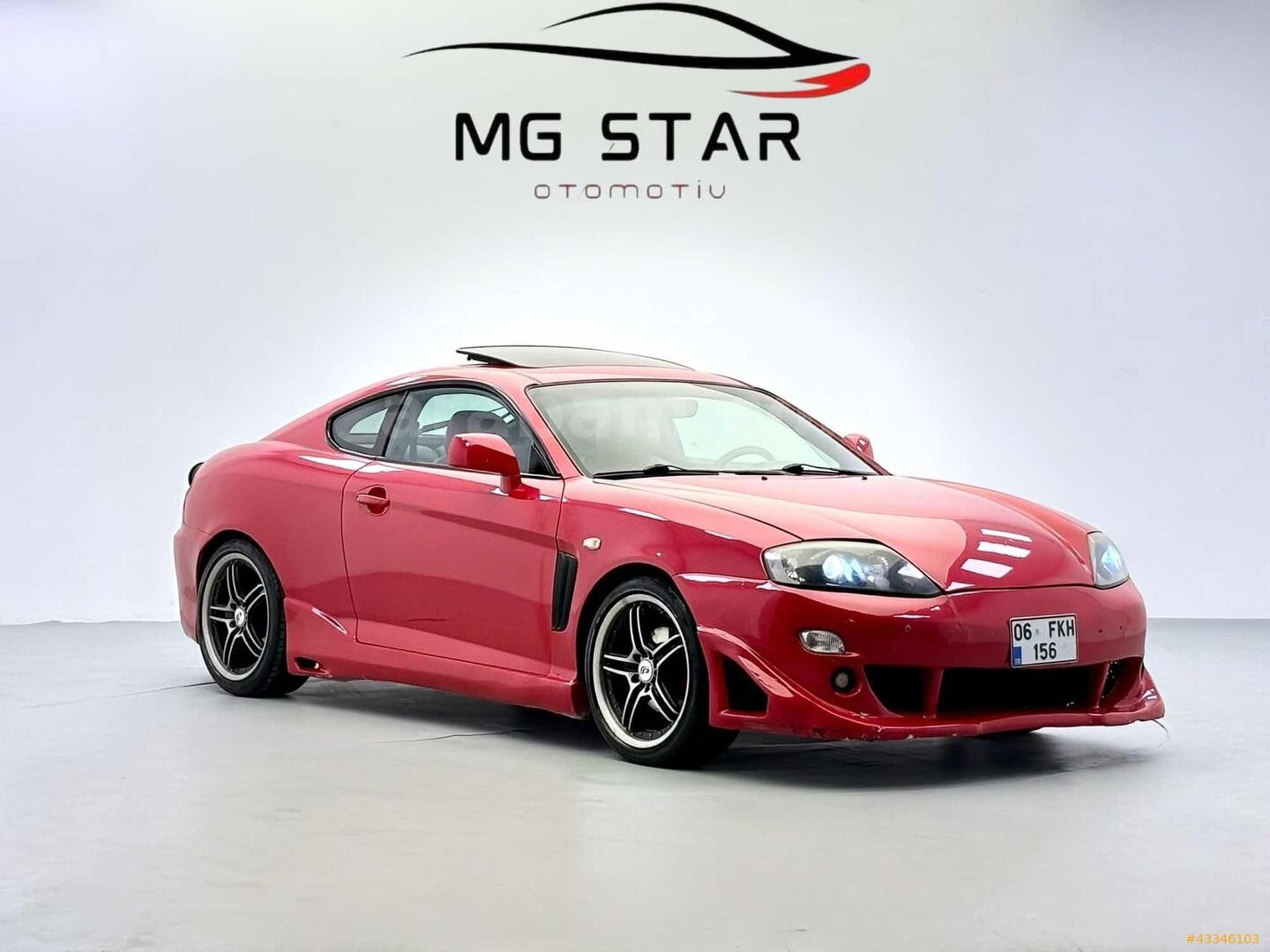 Galeriden Hyundai Coupe 2.7 FX 2003 Model Ankara 142.000 km Kırmızı 1