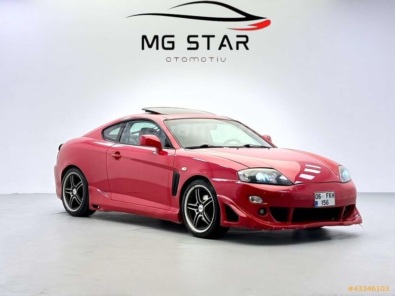 Galeriden Hyundai Coupe 2.7 FX 2003 Model Ankara 142.000 km Kırmızı