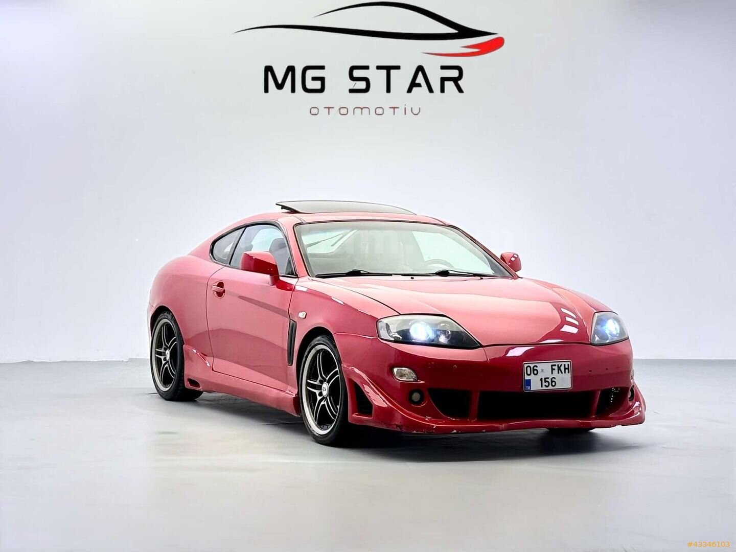Galeriden Hyundai Coupe 2.7 FX 2003 Model Ankara 142.000 km Kırmızı 3