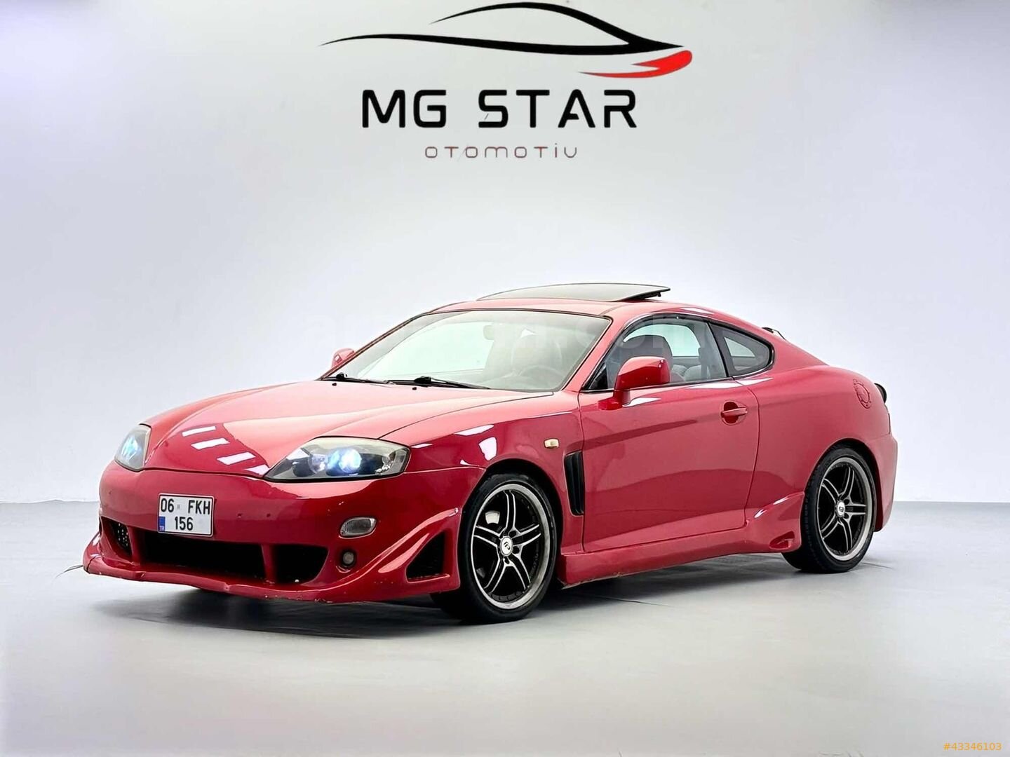 Galeriden Hyundai Coupe 2.7 FX 2003 Model Ankara 142.000 km Kırmızı 5