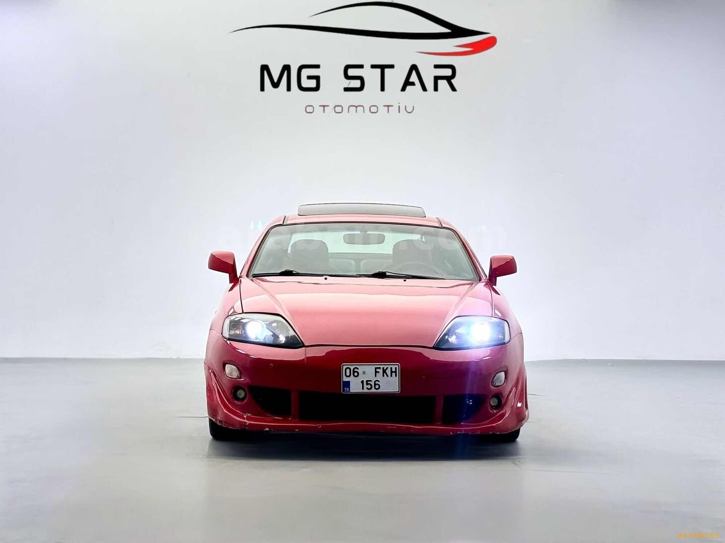 Galeriden Hyundai Coupe 2.7 FX 2003 Model Ankara 142.000 km Kırmızı 2