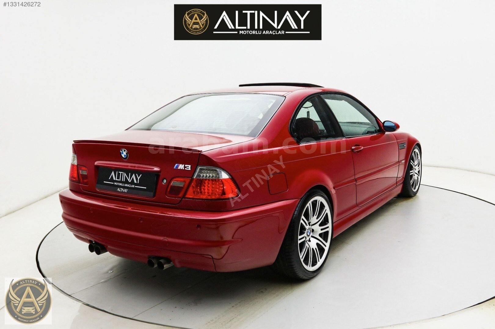 Galeriden BMW M Serisi M3 2003 Model Ankara 201.000 km Kırmızı 4