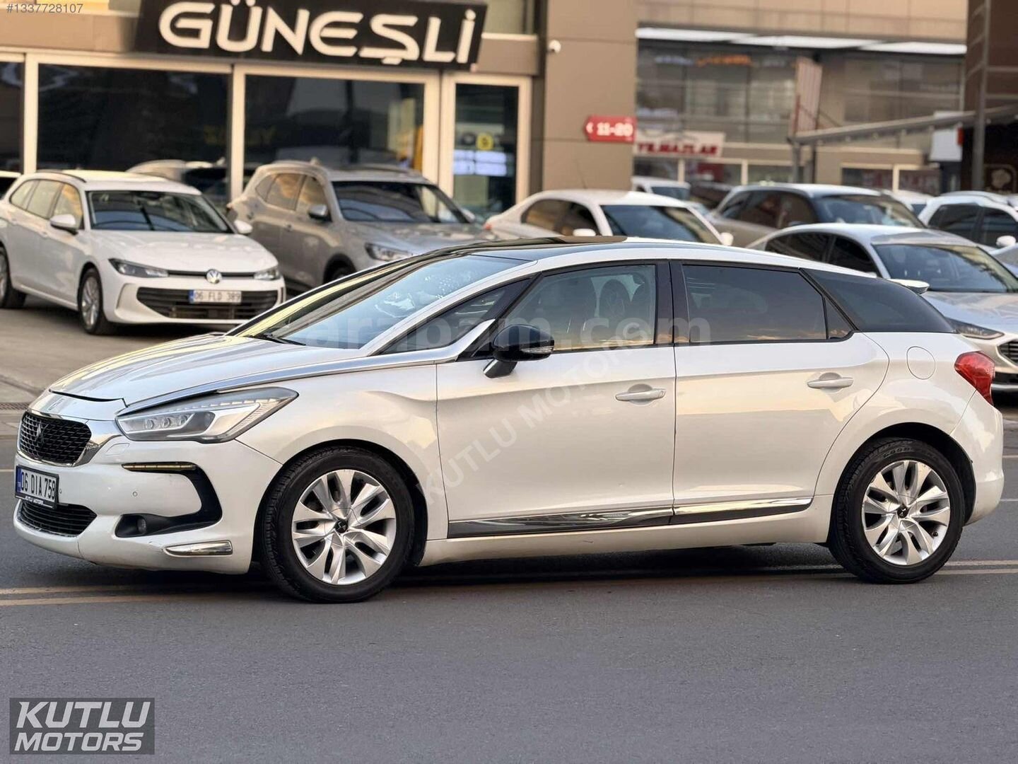 Galeriden DS Automobiles DS5 1.6 BlueHDi So Chic 2016 Model Ankara 270.000 km Beyaz 3