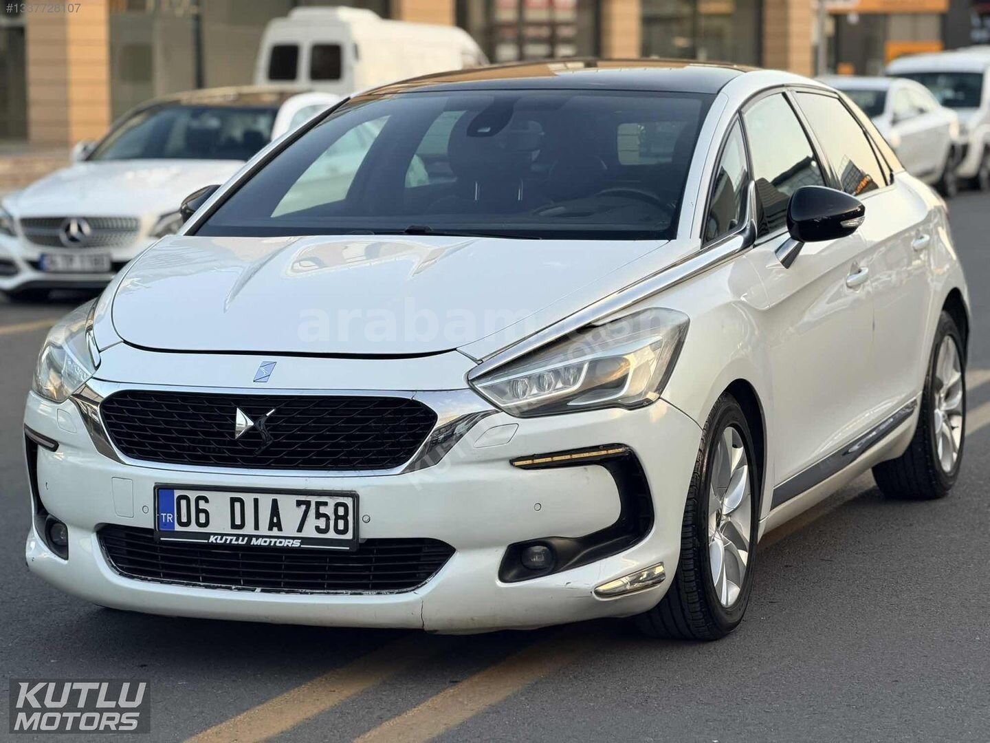Galeriden DS Automobiles DS5 1.6 BlueHDi So Chic 2016 Model Ankara 270.000 km Beyaz 1