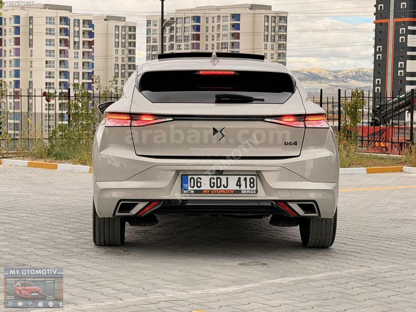 Galeriden DS Automobiles DS4 1.5 BlueHDi Performance Line 2024 Model Ankara 29.000 km Gri 6