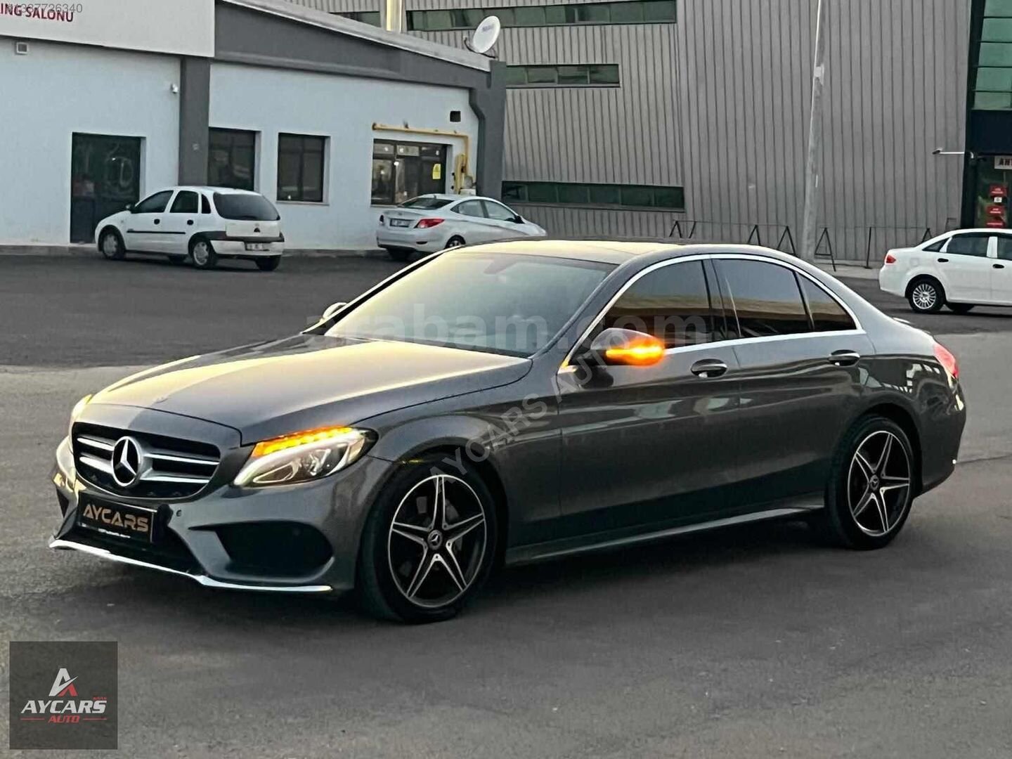 Galeriden Mercedes - Benz C 200 D AMG 2017 Model Sivas 160.000 km Gri 2