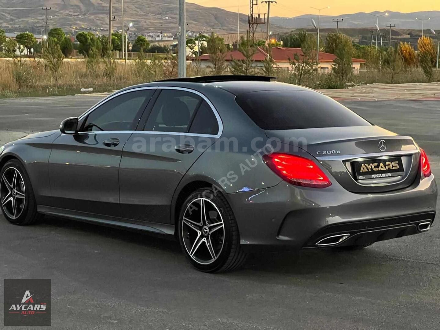 Galeriden Mercedes - Benz C 200 D AMG 2017 Model Sivas 160.000 km Gri 5