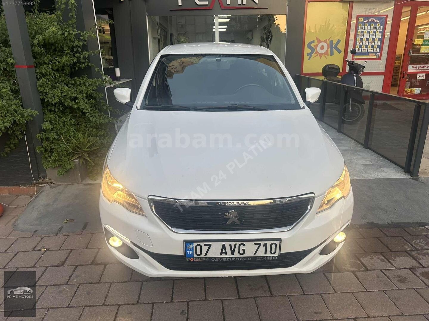 Galeriden Peugeot 301 1.2 PureTech Active 2019 Model Antalya 146.000 km Beyaz 3