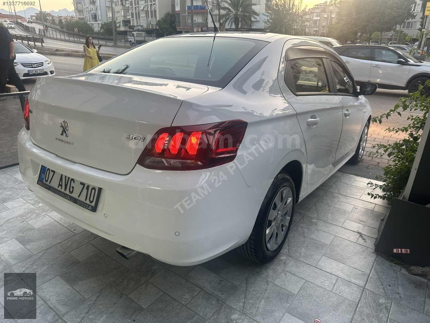 Galeriden Peugeot 301 1.2 PureTech Active 2019 Model Antalya 146.000 km Beyaz 5