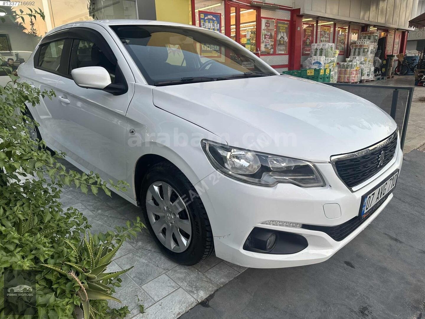 Galeriden Peugeot 301 1.2 PureTech Active 2019 Model Antalya 146.000 km Beyaz 6