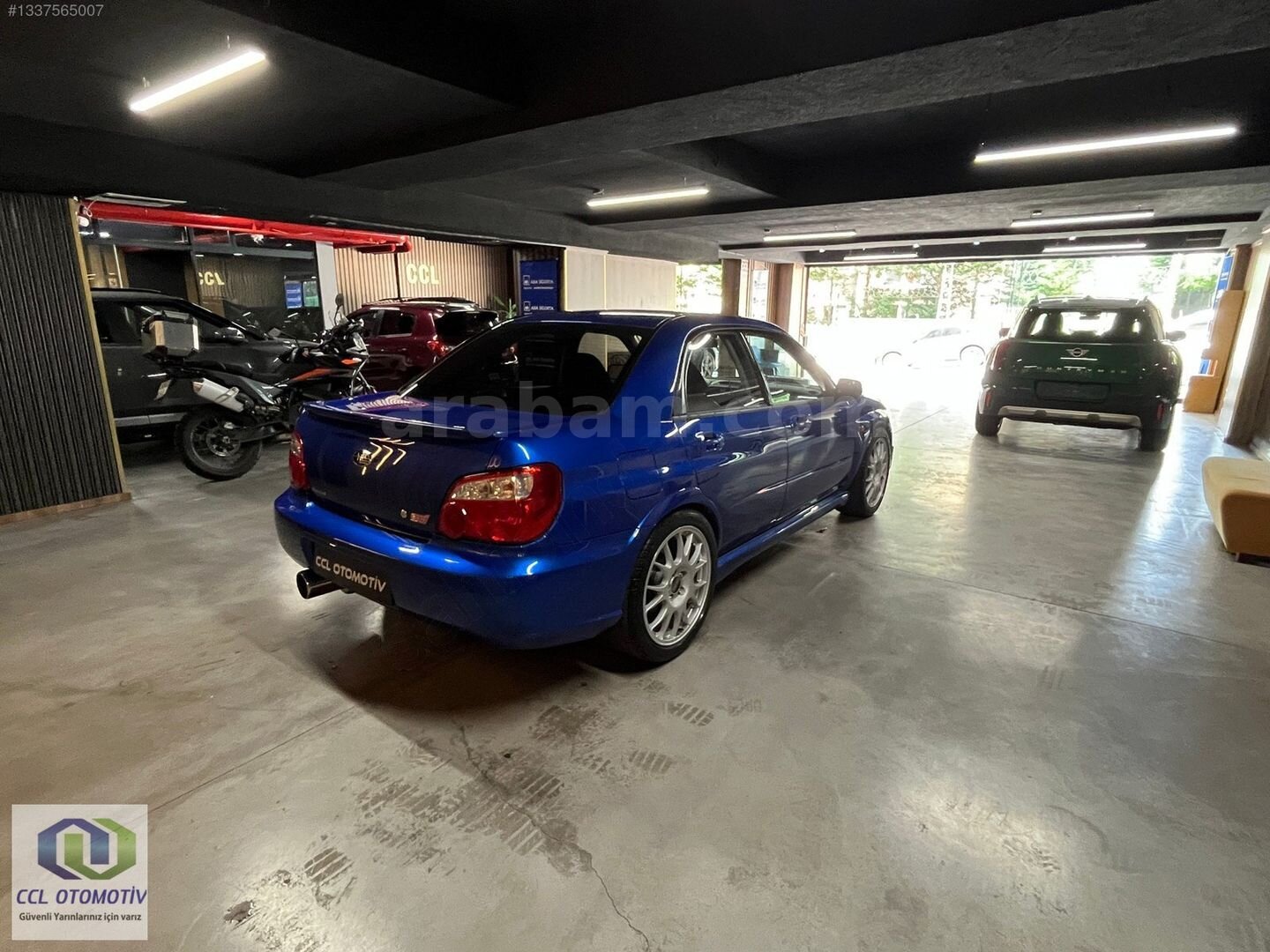 Galeriden Subaru Impreza 2.5 WRX STi 2007 Model Edirne 60.000 km Mavi 6