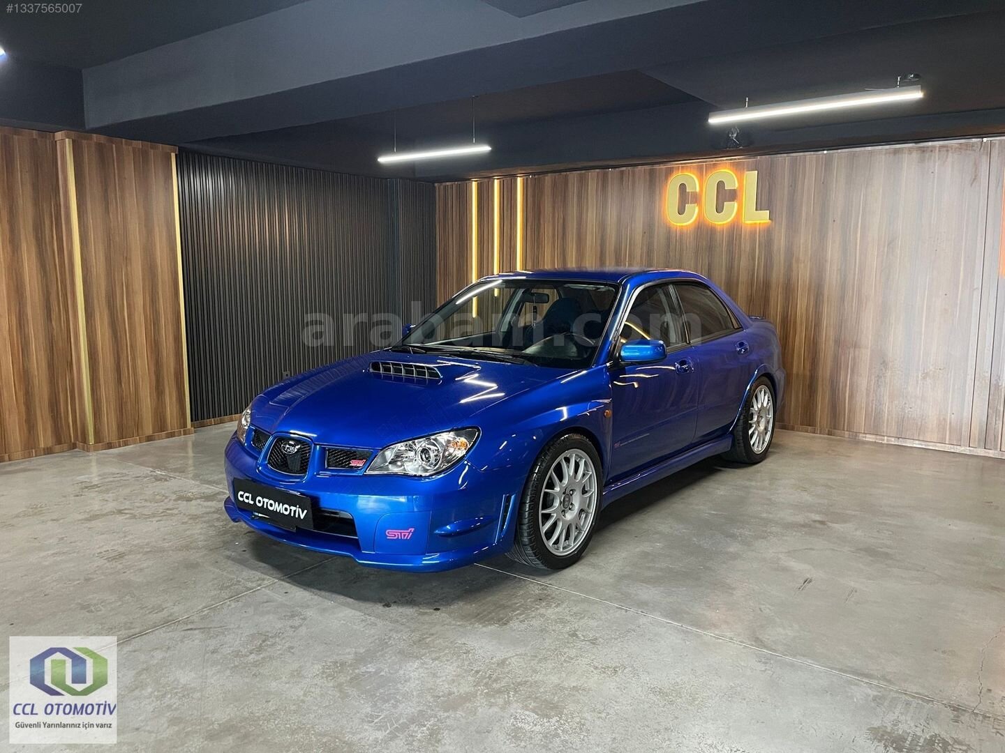 Galeriden Subaru Impreza 2.5 WRX STi 2007 Model Edirne 60.000 km Mavi 2