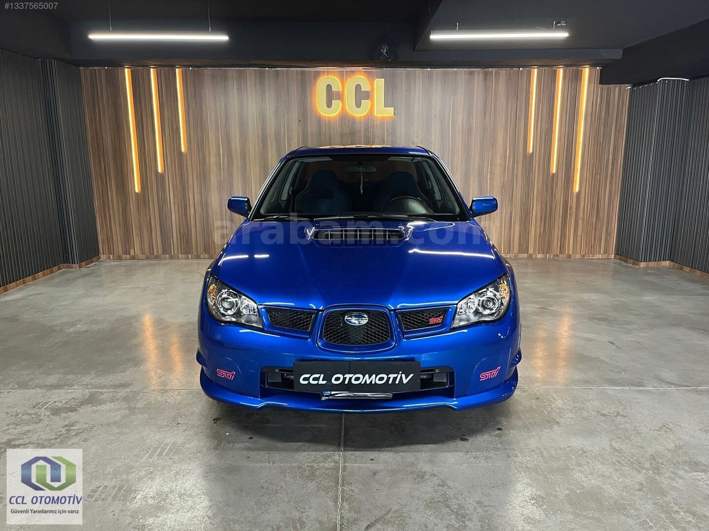Galeriden Subaru Impreza 2.5 WRX STi 2007 Model Edirne 60.000 km Mavi 1
