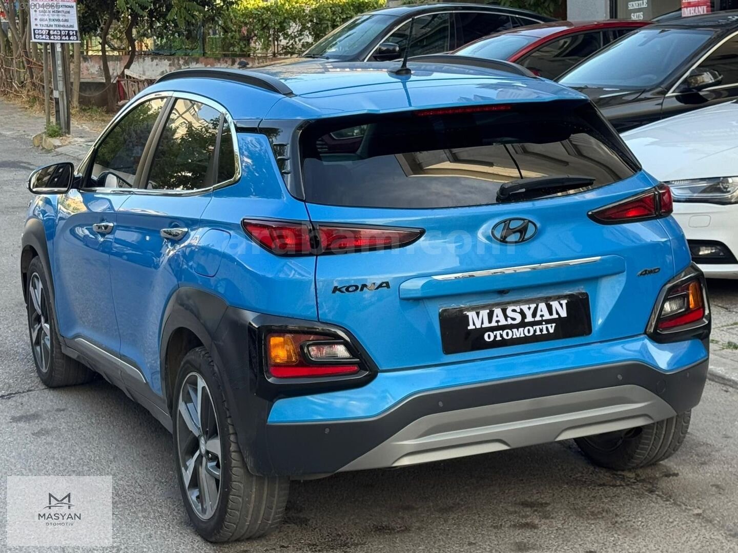 Galeriden Hyundai Kona 1.6 T-GDI Elite 2018 Model İstanbul 107.000 km Mavi 4