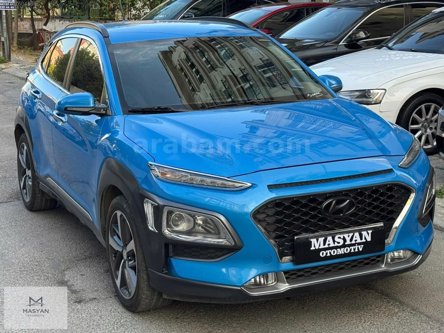 Galeriden Hyundai Kona 1.6 T-GDI Elite 2018 Model İstanbul 107.000 km Mavi 1