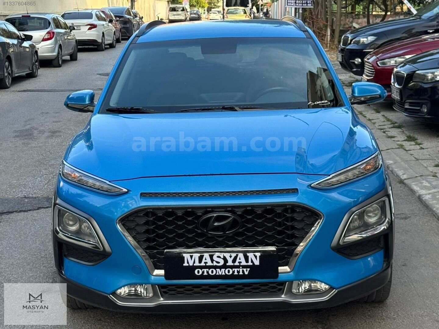Galeriden Hyundai Kona 1.6 T-GDI Elite 2018 Model İstanbul 107.000 km Mavi 2