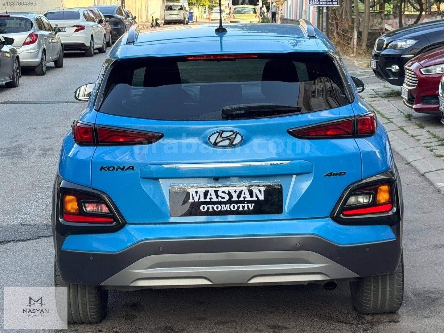 Galeriden Hyundai Kona 1.6 T-GDI Elite 2018 Model İstanbul 107.000 km Mavi 5