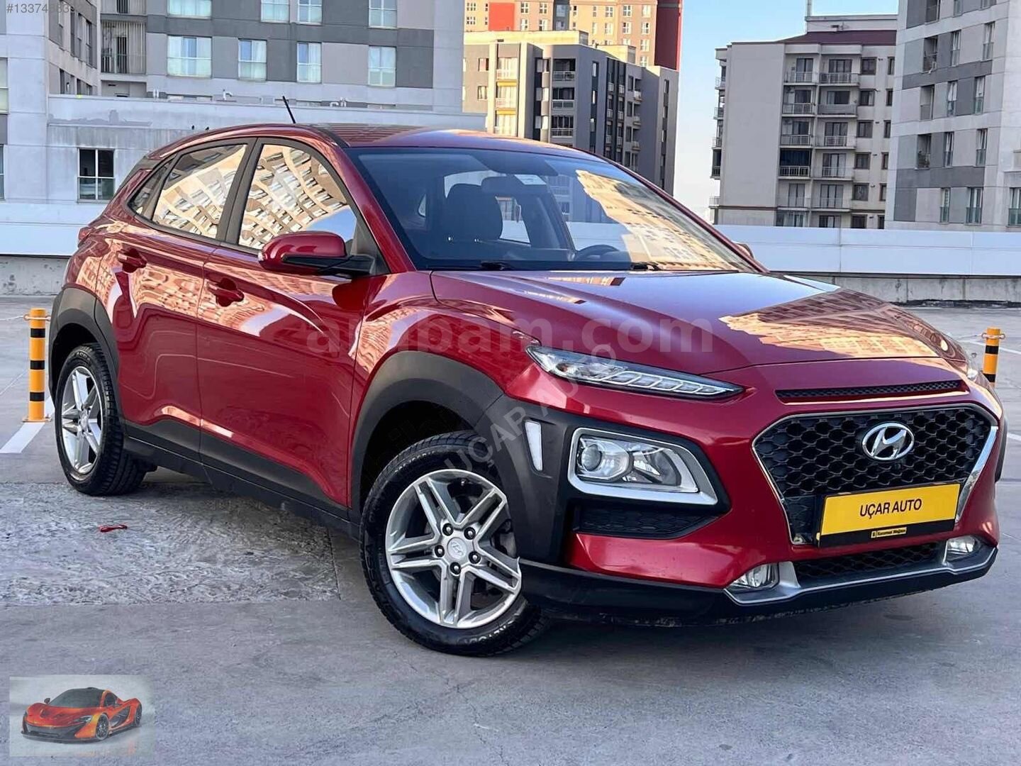 Galeriden Hyundai Kona 1.6 CRDI Style 2020 Model İstanbul 135.000 km Kırmızı 7