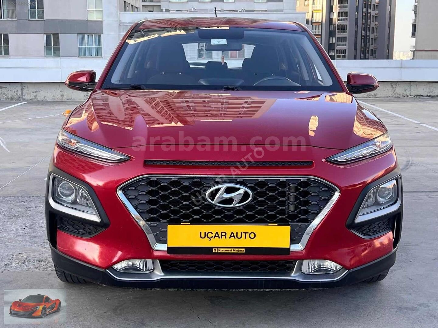 Galeriden Hyundai Kona 1.6 CRDI Style 2020 Model İstanbul 135.000 km Kırmızı 3
