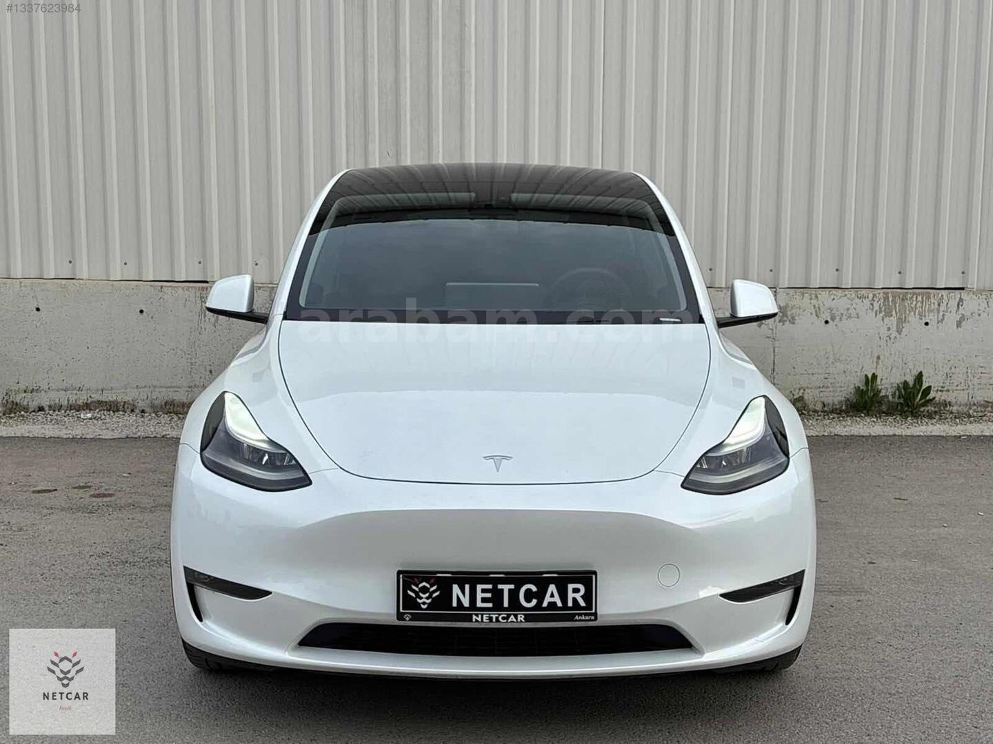 Galeriden Tesla Model Y Long Range AWD 2023 Model Ankara 45.000 km Beyaz 2