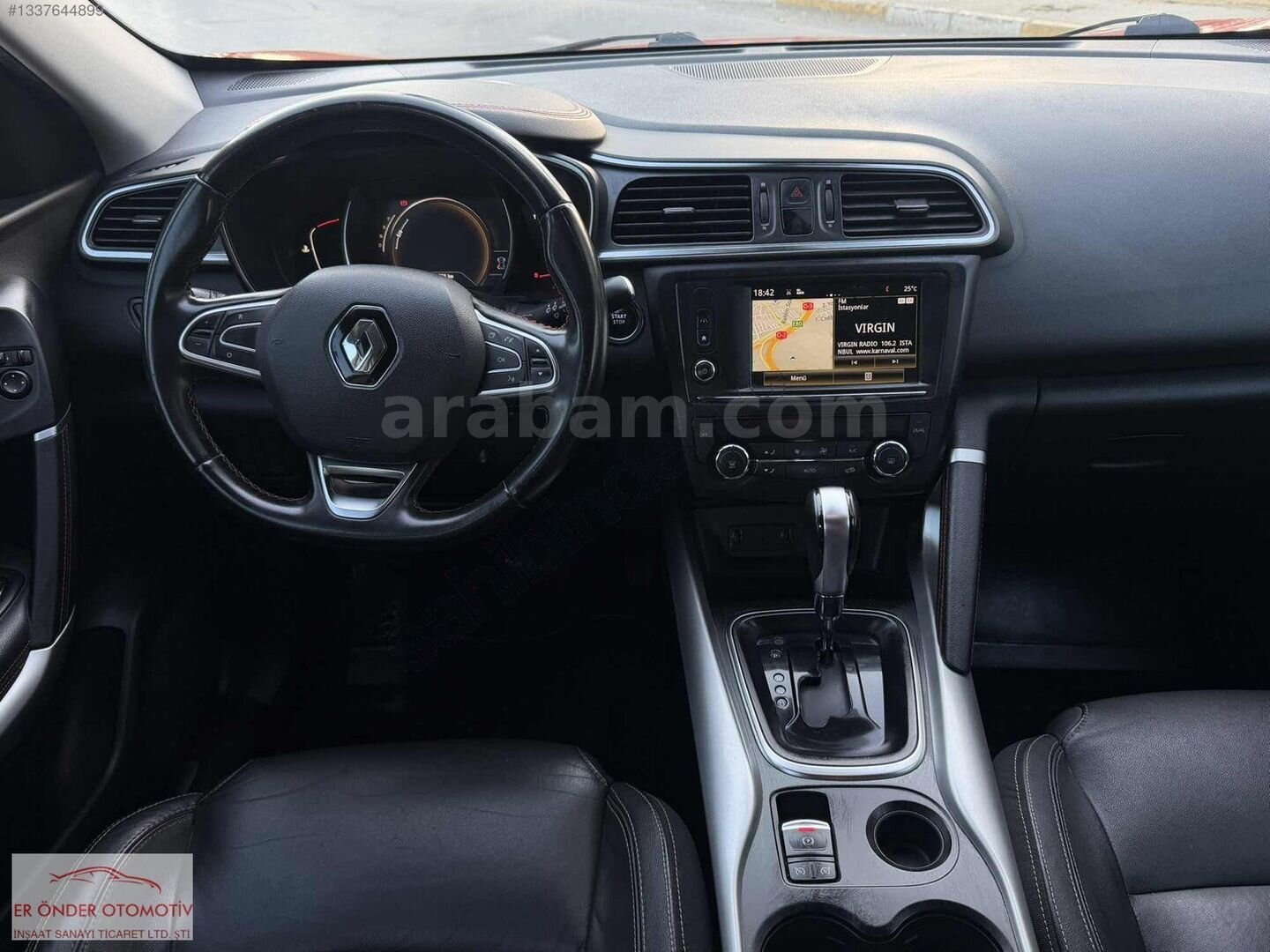 * ER ÖNDER * 2017 -KADJAR-BLACK EDİTİON-DİZEL OTOMATİK-CAM TAVAN 4