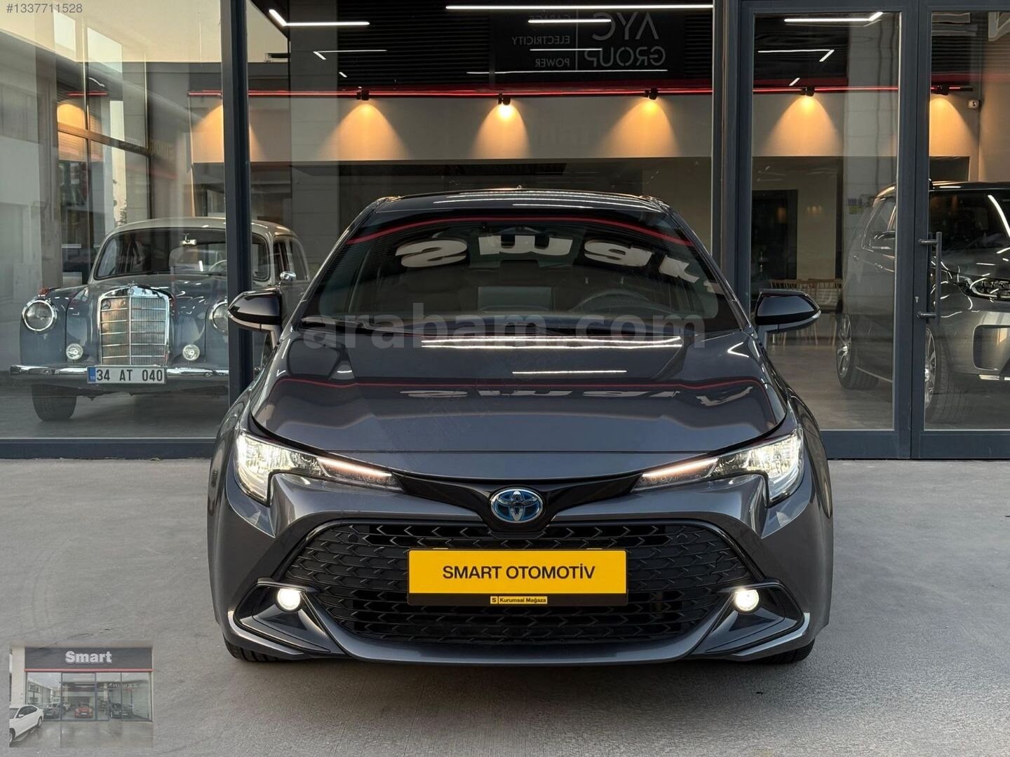 Galeriden Toyota Corolla 1.8 Hybrid Flame 2025 Model Konya 10.000 km Gri 1