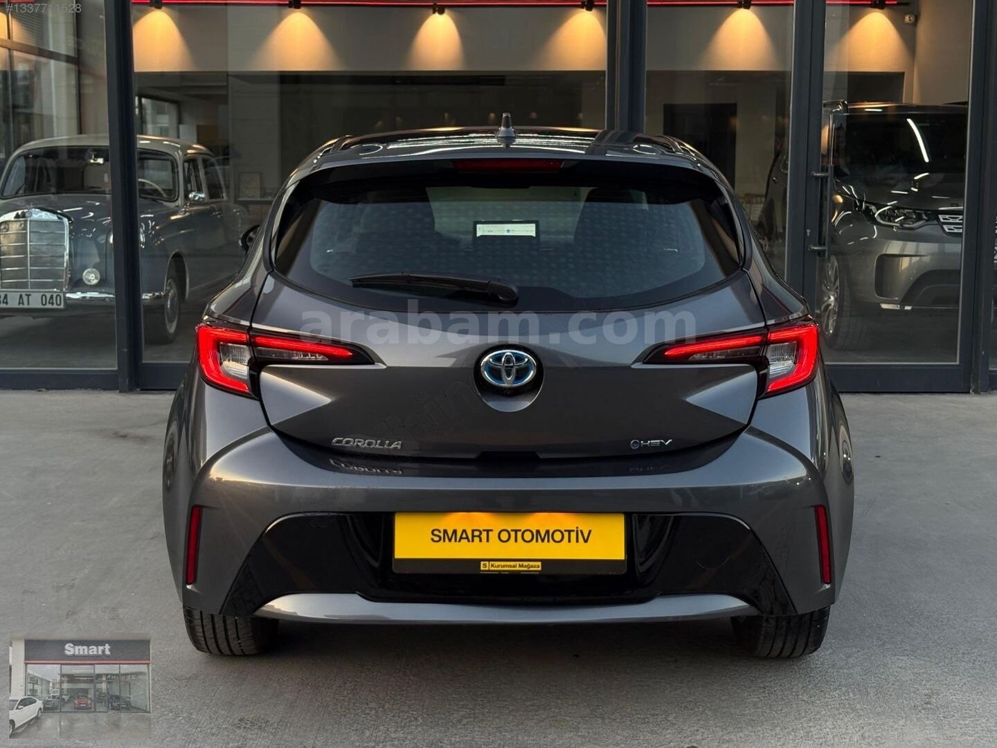 Galeriden Toyota Corolla 1.8 Hybrid Flame 2025 Model Konya 10.000 km Gri 4
