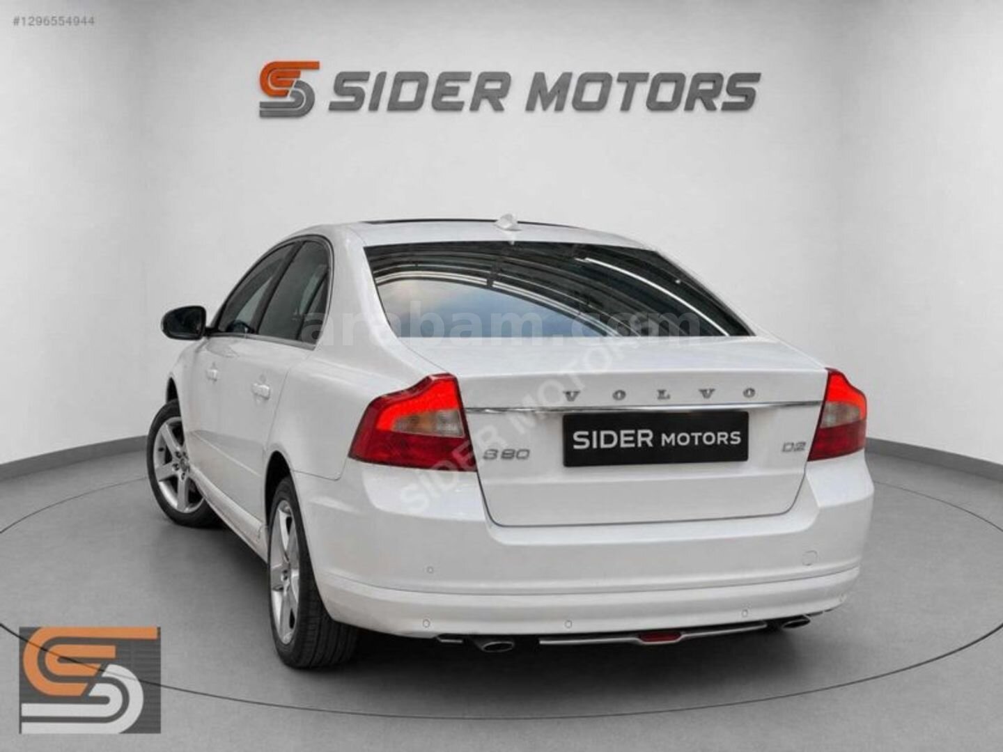 SİDER MOTORS'DAN 2012 VOLVO S80 1.6 D2 PREMİUM POWERSHİFT 115HP 6
