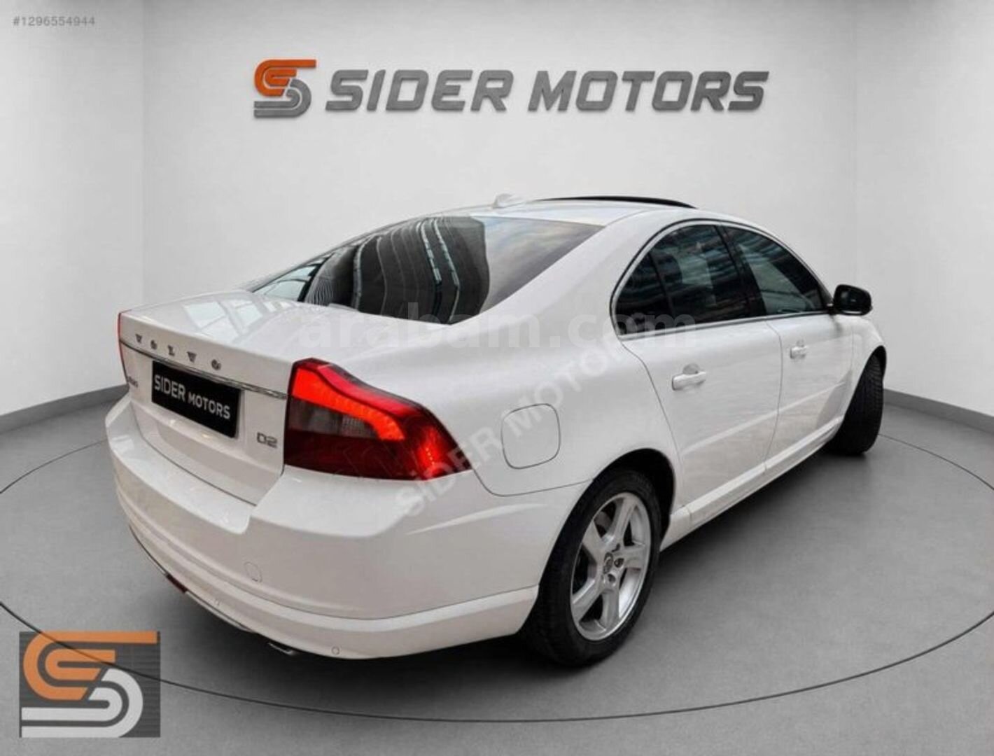 SİDER MOTORS'DAN 2012 VOLVO S80 1.6 D2 PREMİUM POWERSHİFT 115HP 7