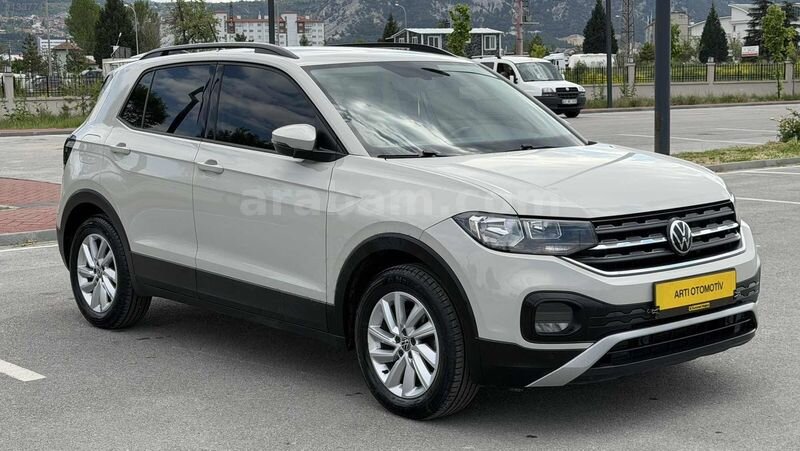Galeriden Volkswagen T-Cross 1.0 TSI Life 2022 Model Kütahya 57.000 km Bej
