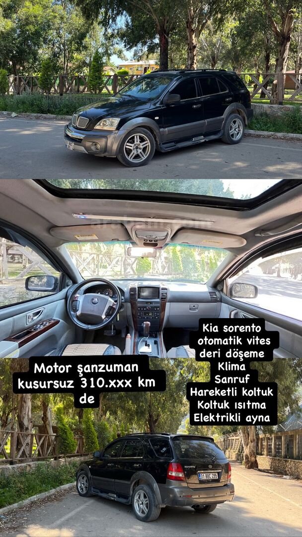 Galeriden Kia Sorento 2.5 CRDi EX Premium 2005 Model Hatay 3