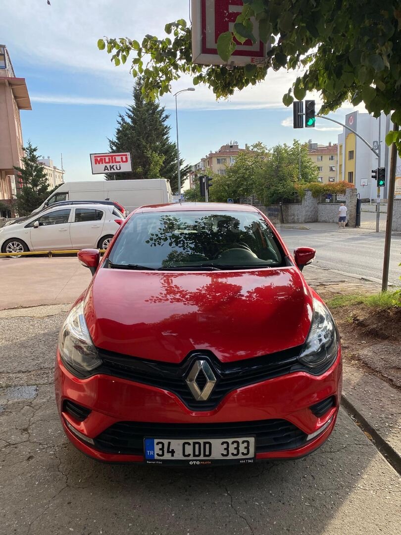 Galeriden Renault Clio 1.2 Joy 2019 Model İstanbul 48.000 km Kırmızı 2