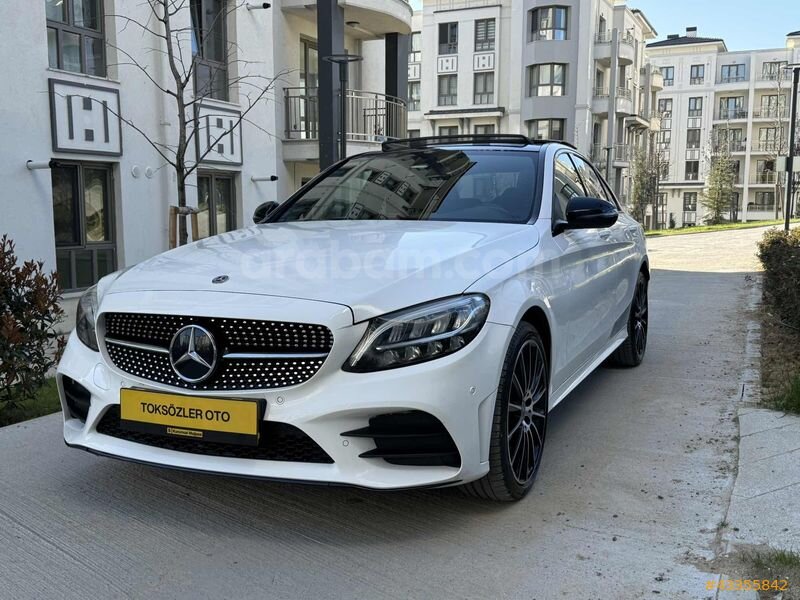 Galeriden Mercedes - Benz C 200 AMG 2018 Model İstanbul 77.000 km Beyaz