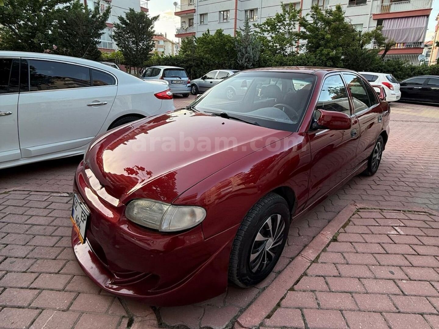 Sahibinden Hyundai Accent 1.3 GLS 1998 Model Konya 266.125 km Bordo 2