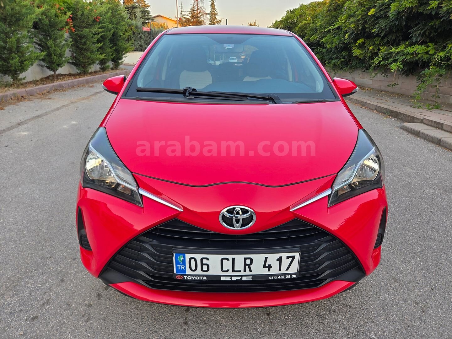 Galeriden Toyota Yaris 1.5 Fun Special 2017 Model Ankara 62.800 km Kırmızı 2