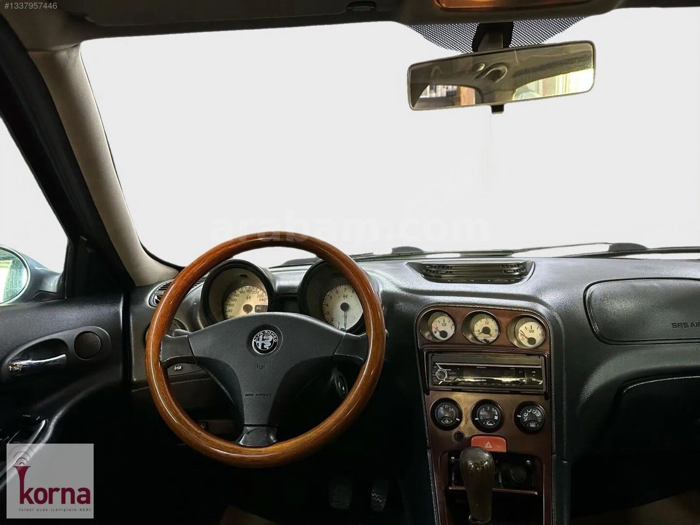 Galeriden Alfa Romeo 156 2.0 TS 1998 Model İzmir 274.750 km Mavi 7