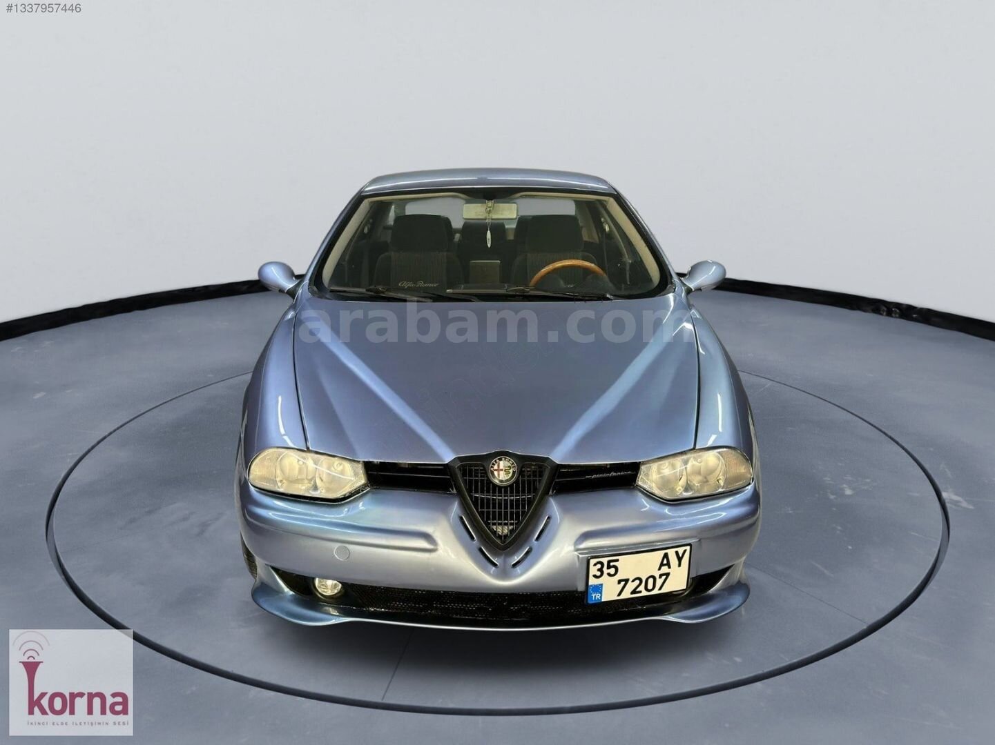 Galeriden Alfa Romeo 156 2.0 TS 1998 Model İzmir 274.750 km Mavi 2