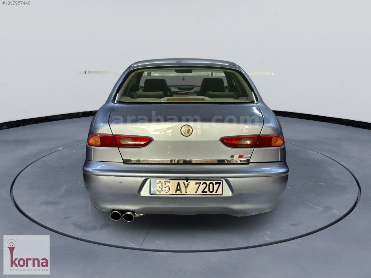 Galeriden Alfa Romeo 156 2.0 TS 1998 Model İzmir 274.750 km Mavi 4