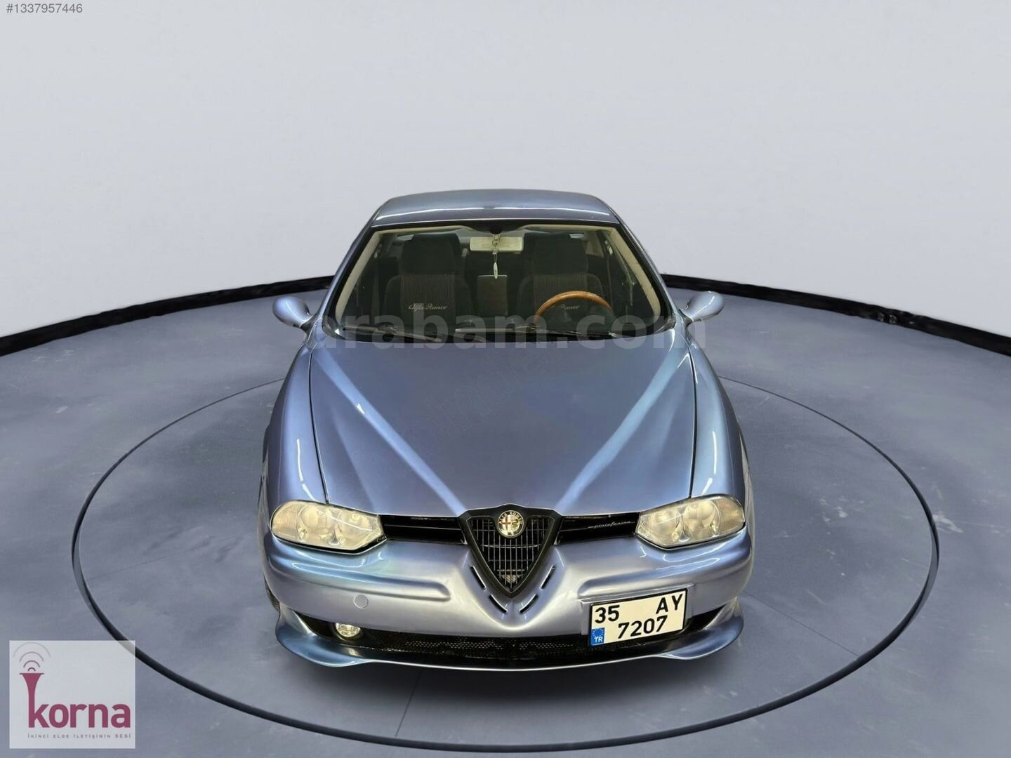Galeriden Alfa Romeo 156 2.0 TS 1998 Model İzmir 274.750 km Mavi 1