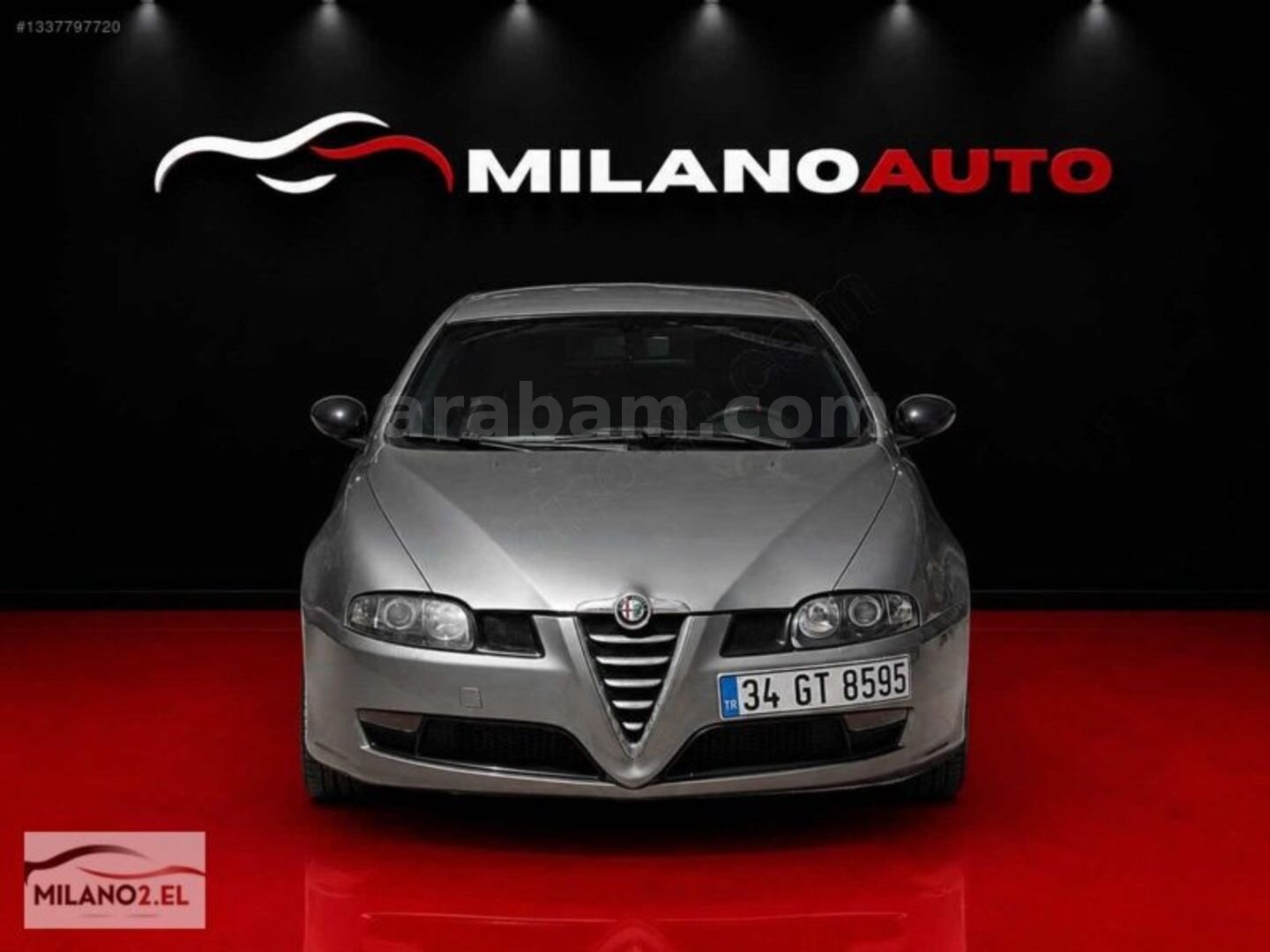Galeriden Alfa Romeo GT 2.0 JTS Distinctive Selespeed 2006 Model İstanbul 266.000 km Gri 2