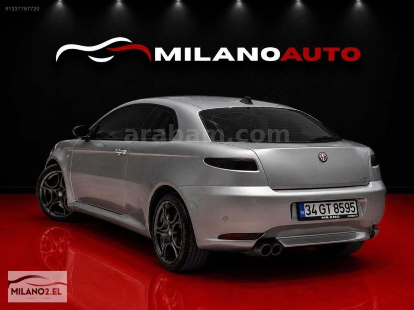 Galeriden Alfa Romeo GT 2.0 JTS Distinctive Selespeed 2006 Model İstanbul 266.000 km Gri 6