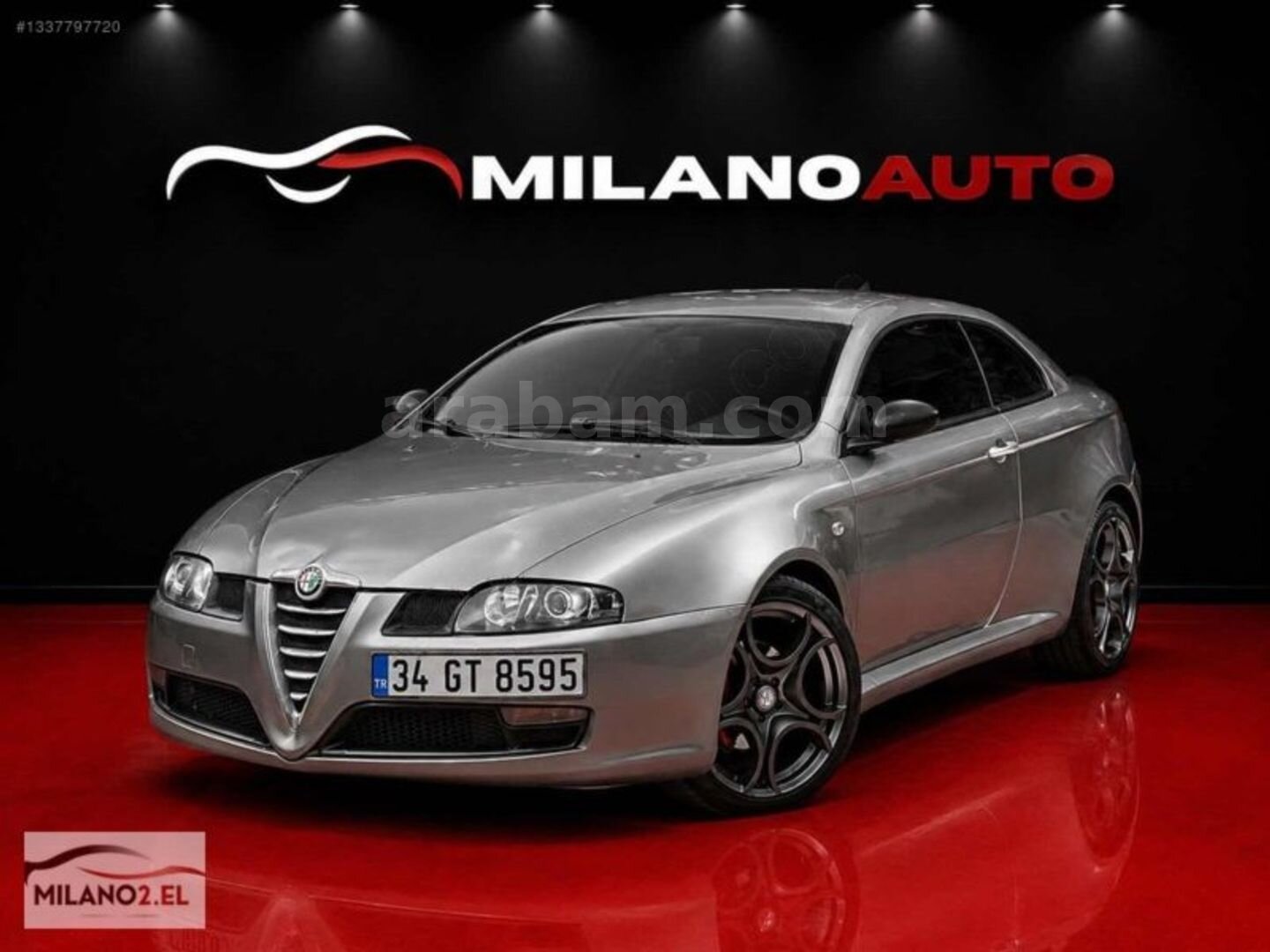 Galeriden Alfa Romeo GT 2.0 JTS Distinctive Selespeed 2006 Model İstanbul 266.000 km Gri 3