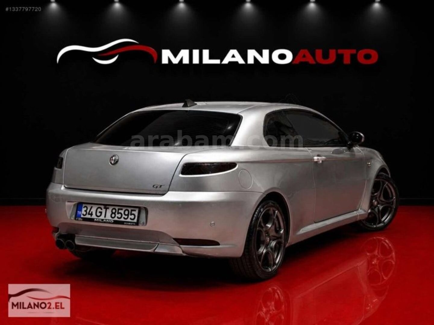 Galeriden Alfa Romeo GT 2.0 JTS Distinctive Selespeed 2006 Model İstanbul 266.000 km Gri 4